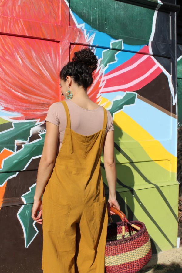 Cotton Wide Leg Jumpsuit