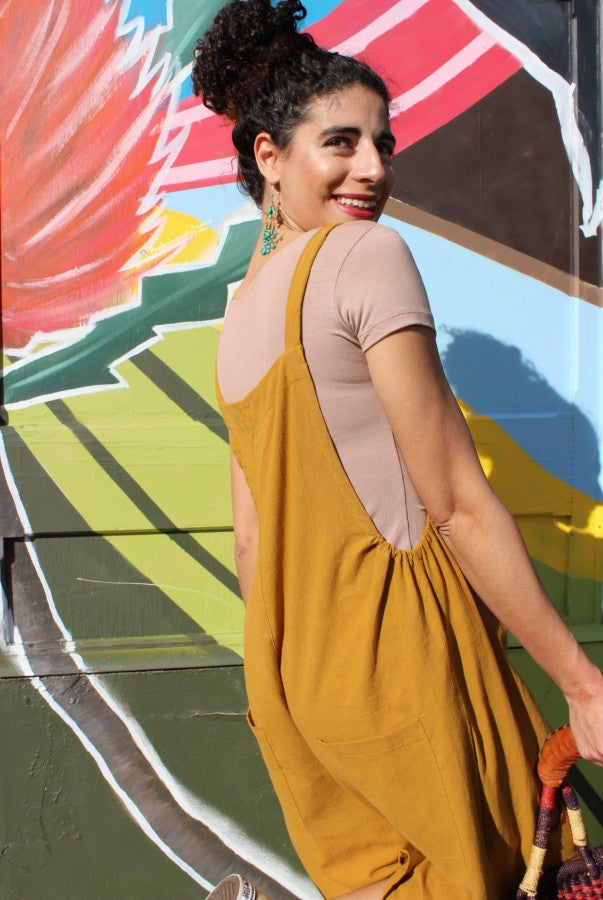 Cotton Wide Leg Jumpsuit