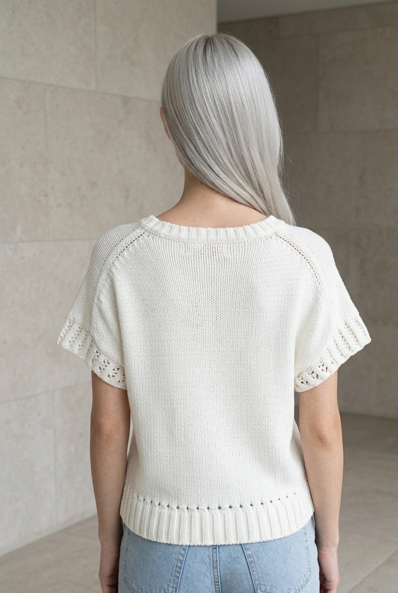 Lemon Knit Top