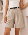Madrid Pleated Shorts
