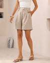 Madrid Pleated Shorts