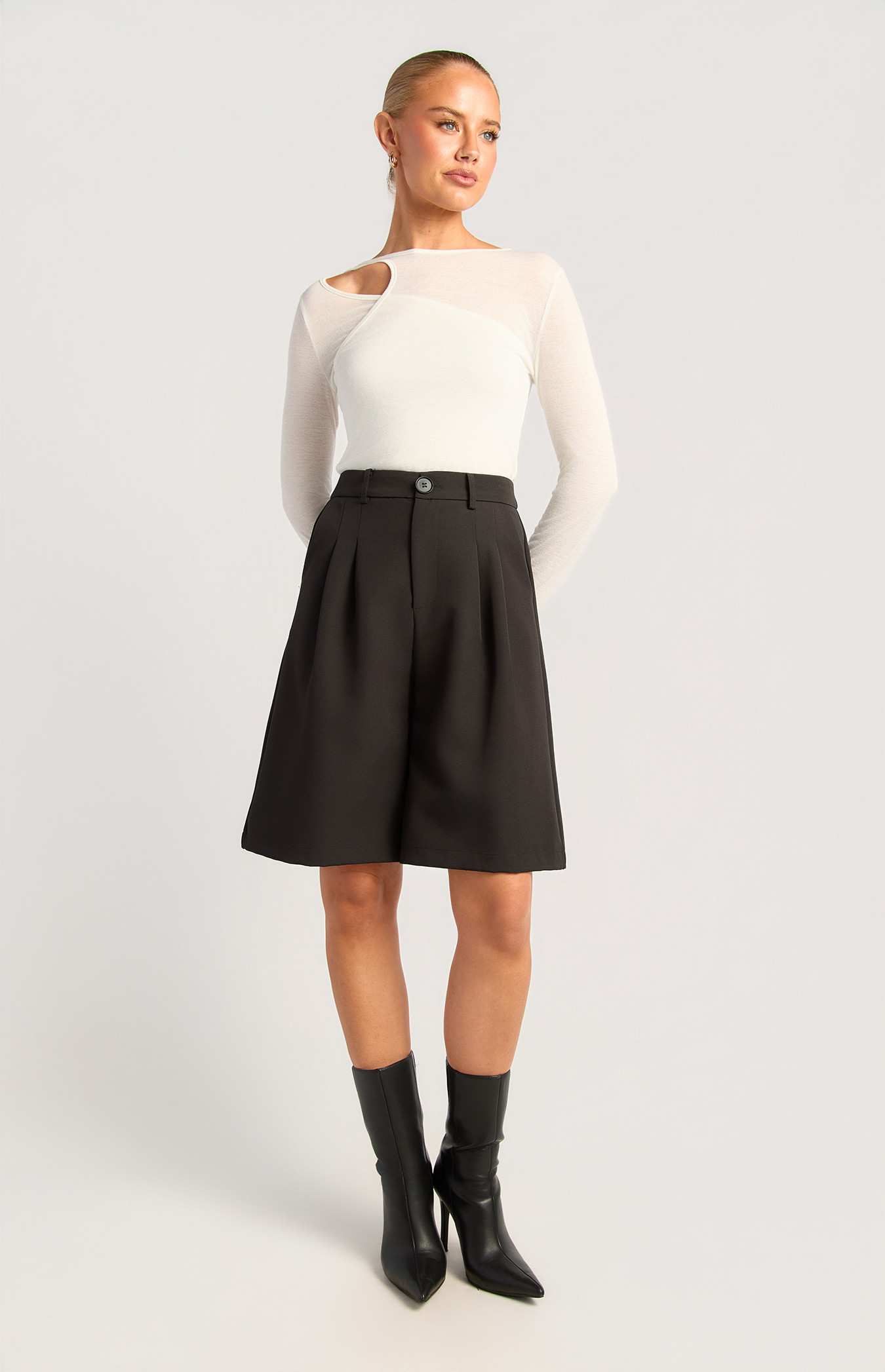 Classic Tailored Bermuda Shorts