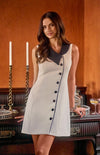 Marseille Contrast Collar Dress