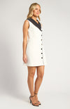 Marseille Contrast Collar Dress