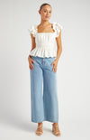 Bianca Ruffle Sleeve Top
