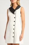 Marseille Contrast Collar Dress
