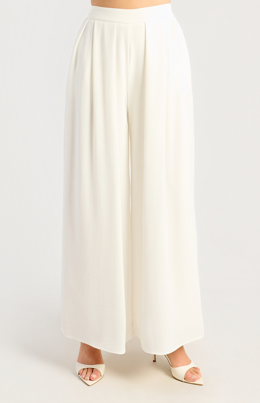 Bianca White Palazzo Pants