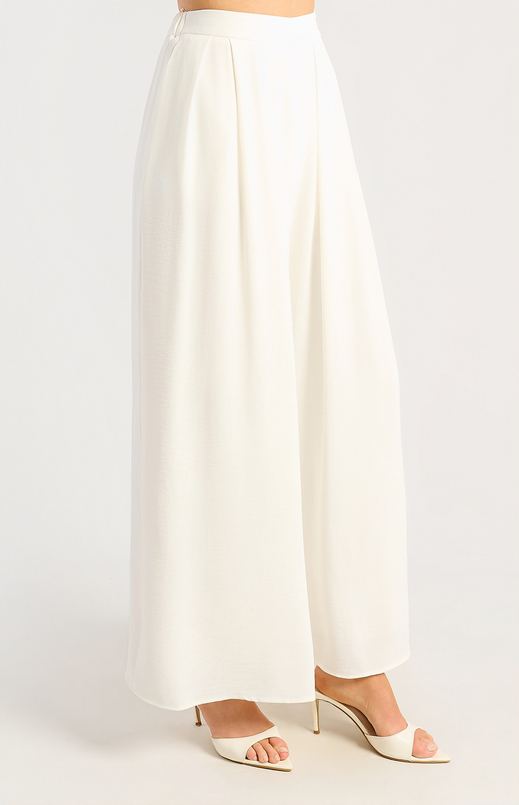 Bianca White Palazzo Pants