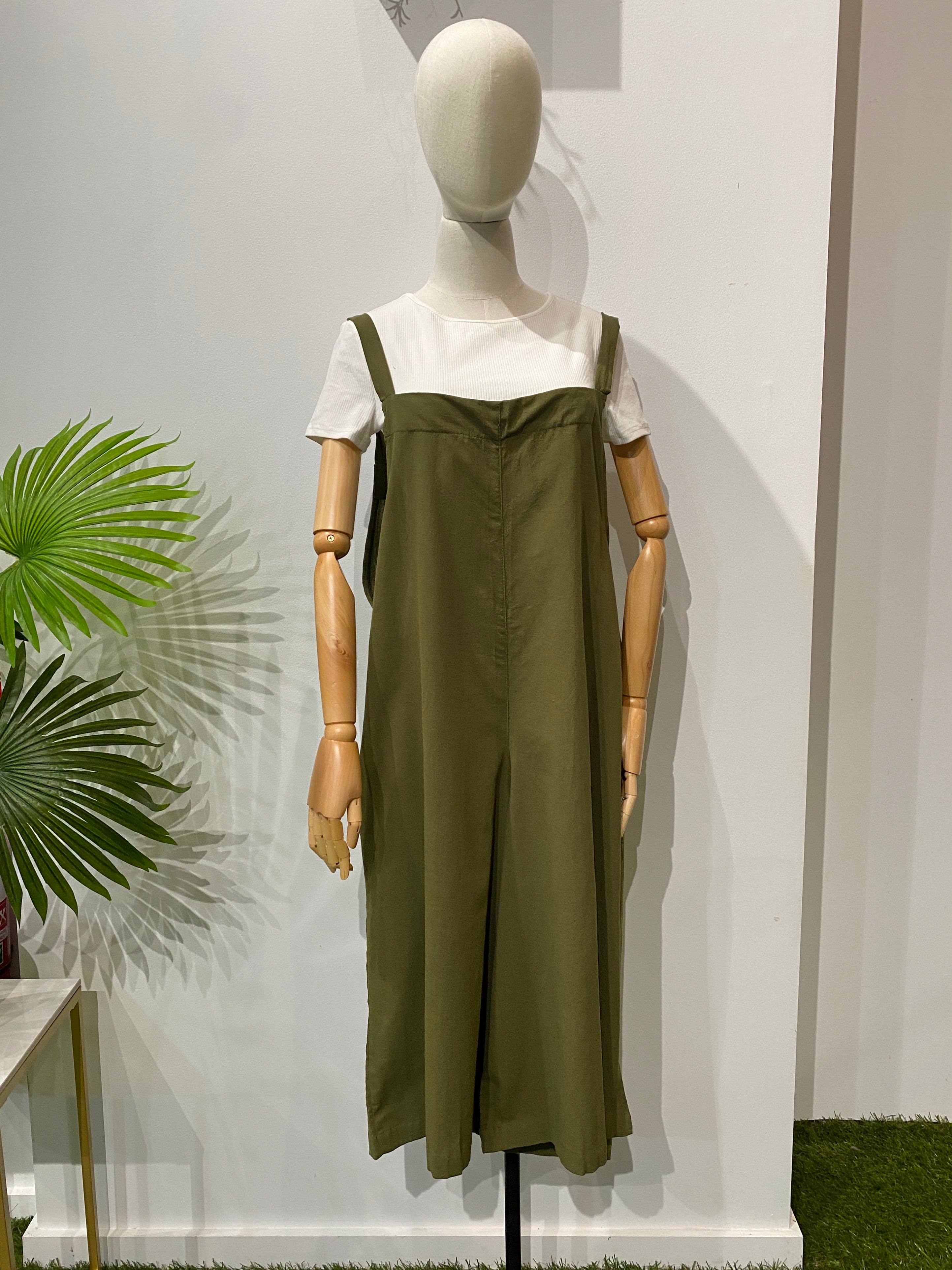 Cotton Wide Leg Jumpsuit