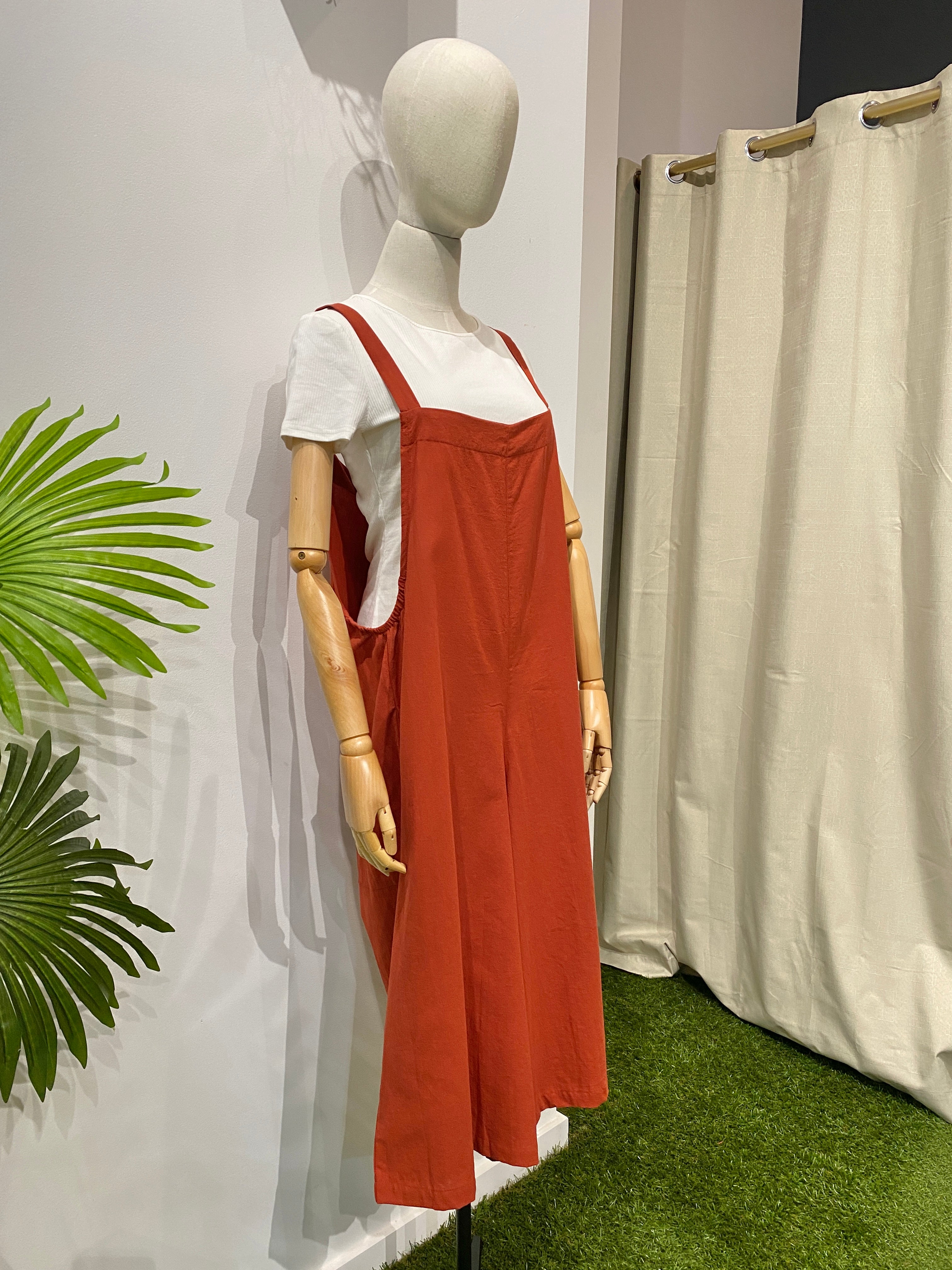 Cotton Wide Leg Jumpsuit