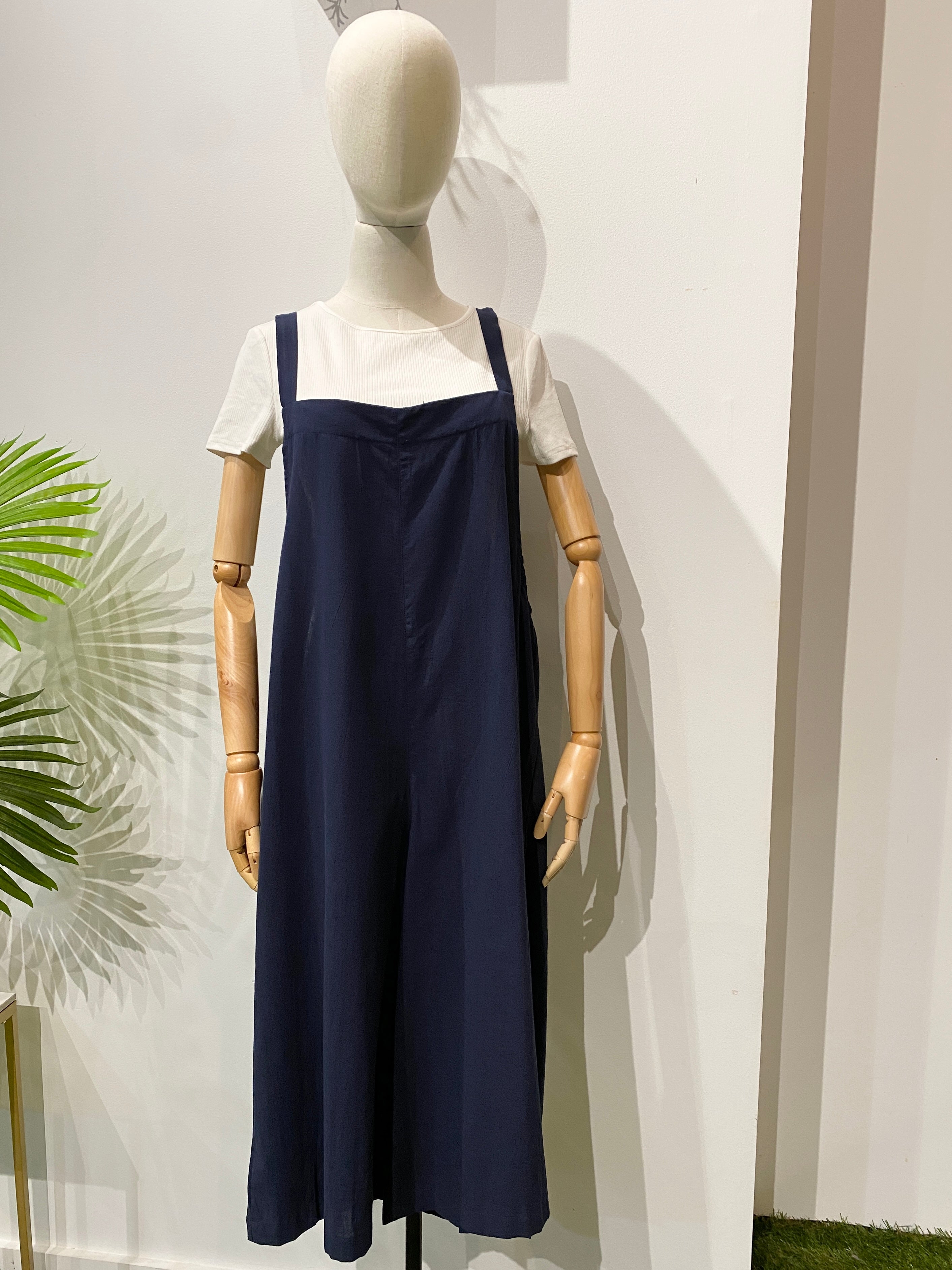 Cotton Wide Leg Jumpsuit