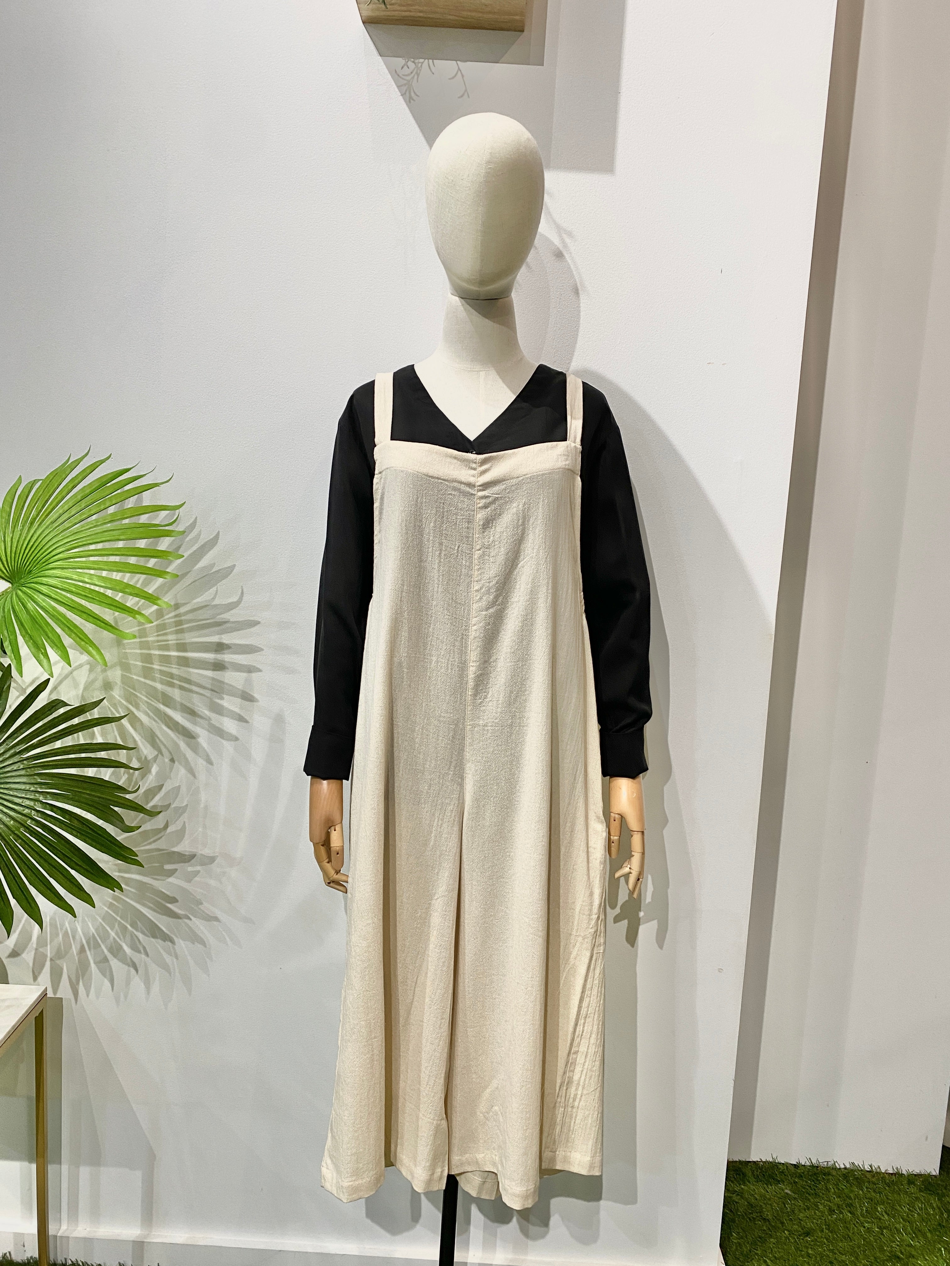 Cotton Wide Leg Jumpsuit