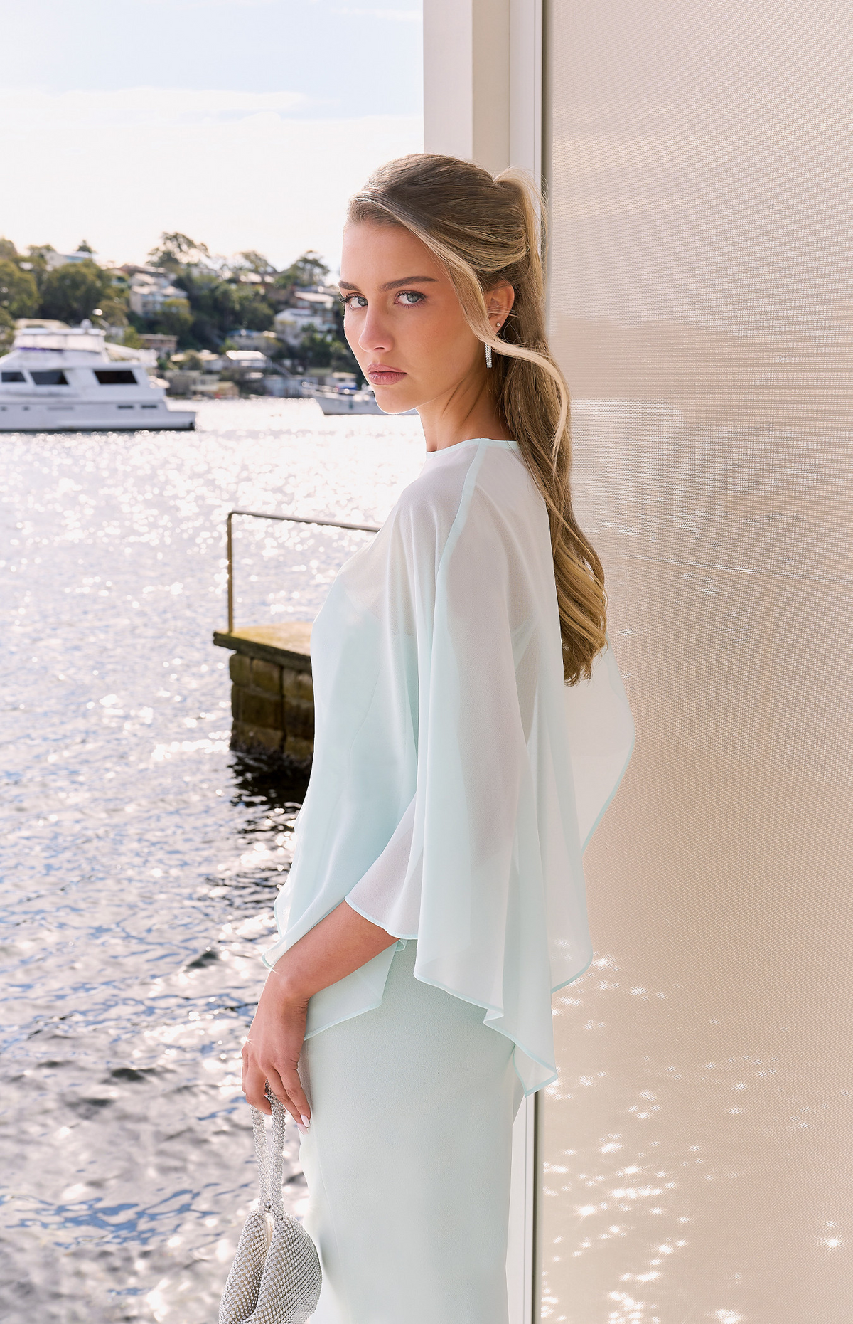 Lucia Blue Mint Maxi Dress