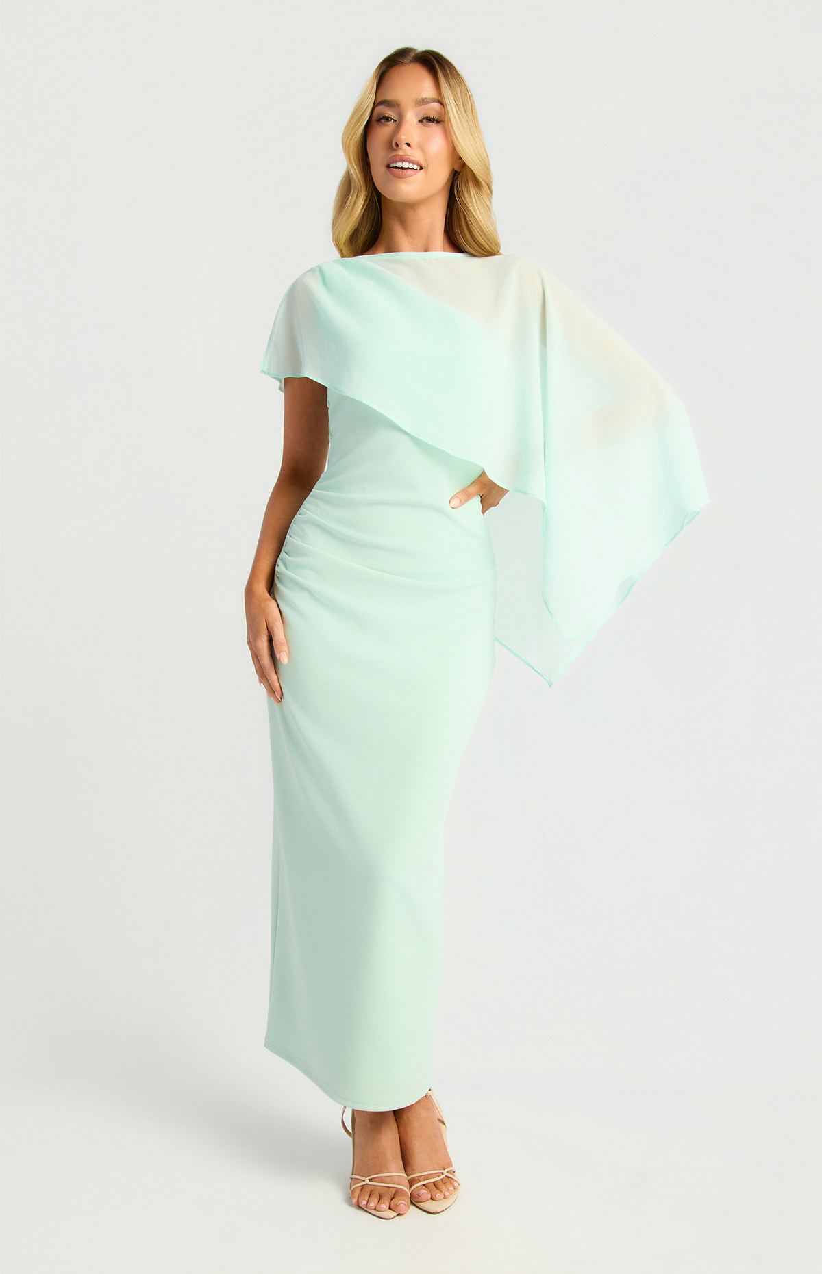 Lucia Blue Mint Maxi Dress