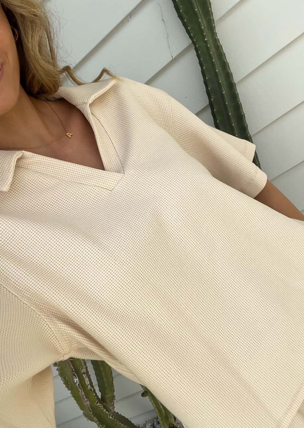 Beige Waffle Set