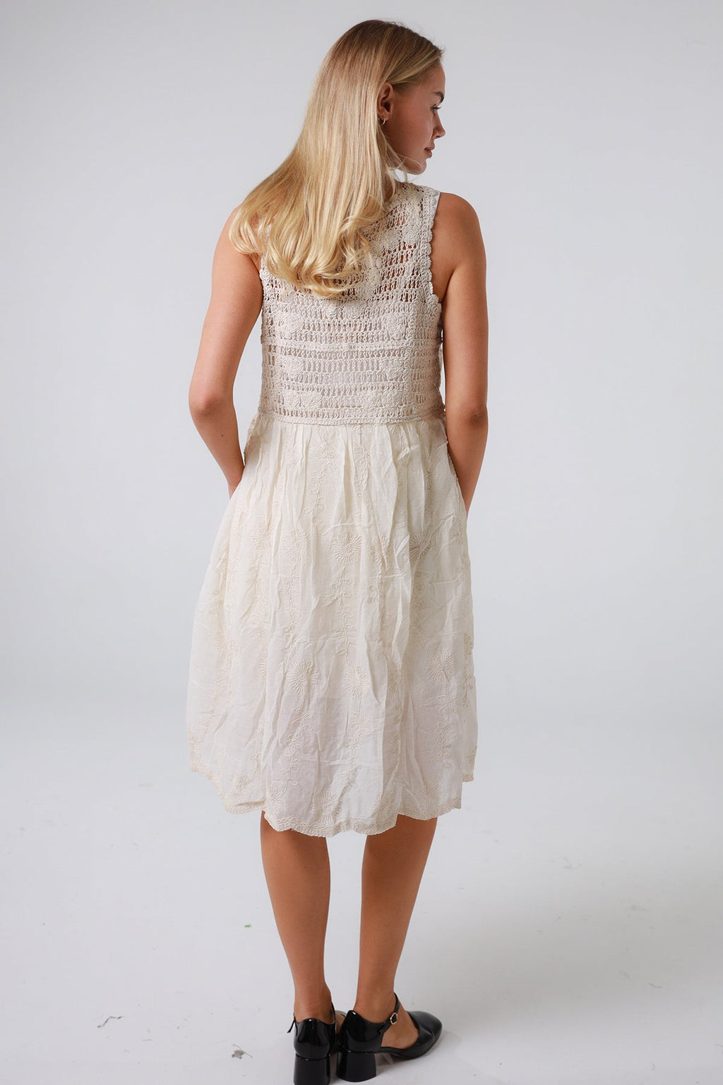 Crochet Dress Ivory
