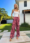 Malbec Print Pants