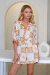 Seaside Chic Shirt Caramel