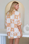 Seaside Chic Shirt Caramel