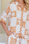 Seaside Chic Shirt Caramel