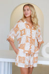 Seaside Chic Shirt Caramel