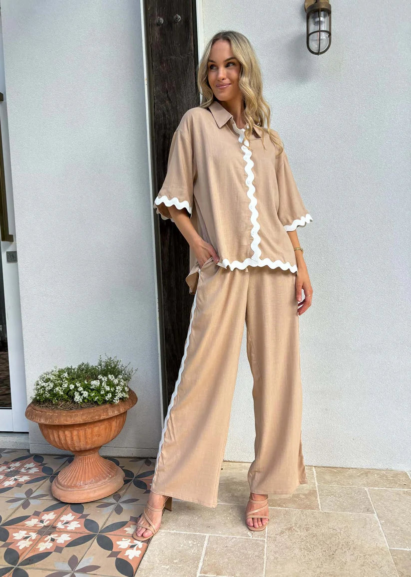 Rick Rac Beige Set