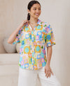 Coastal Multicolour Print Shirt
