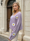 Daisy Dreams Lilac Cardigan