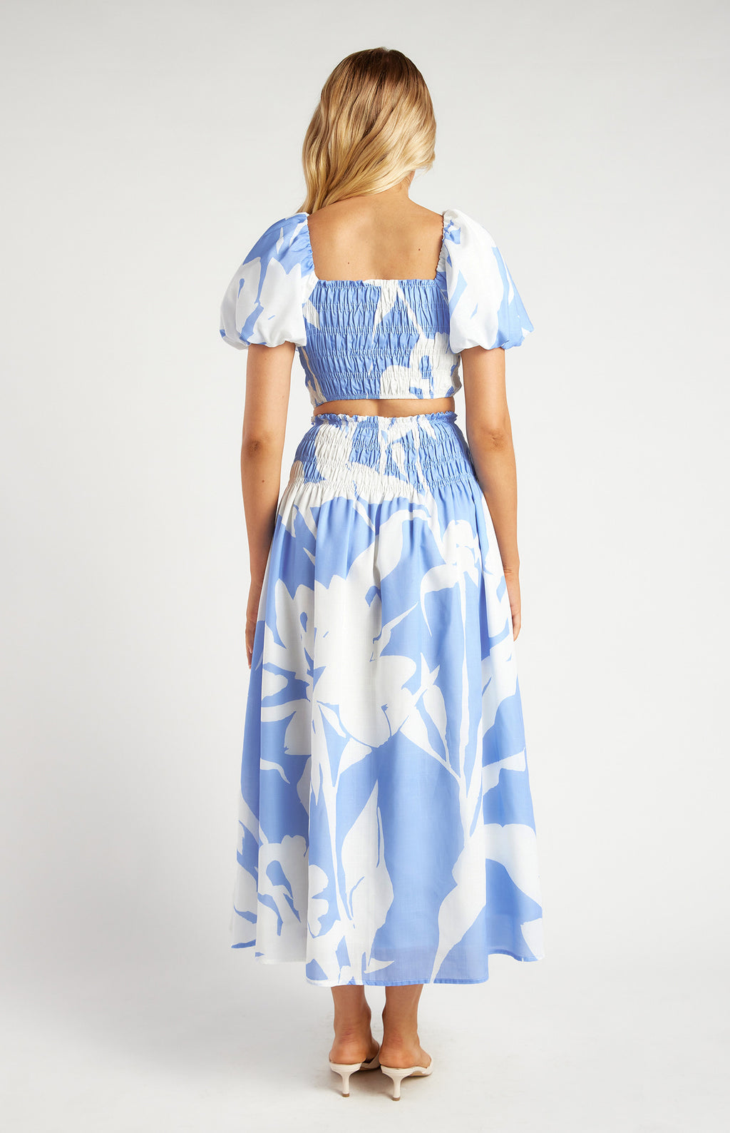 Daniella Floral Top And Skirt Set