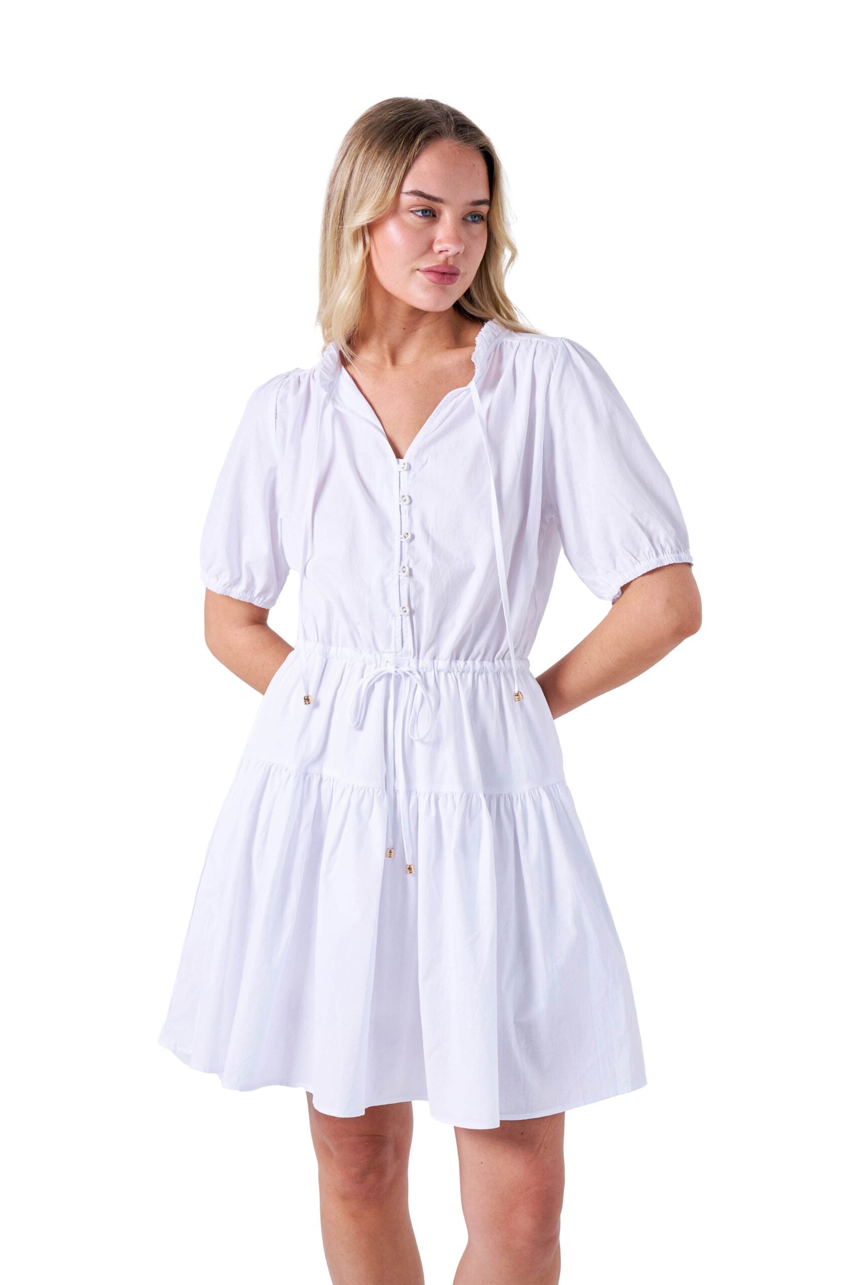 White Cotton Dress