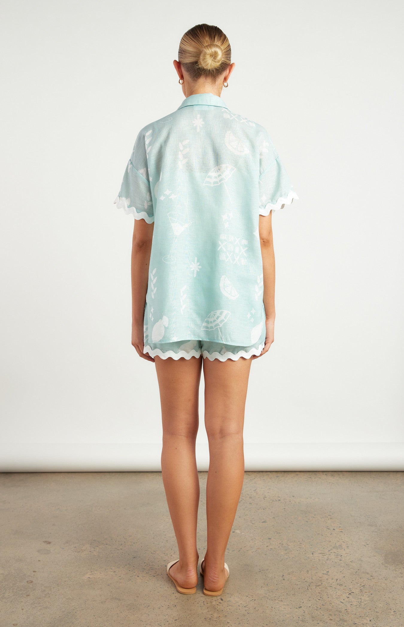 Sun & Sip Blue Shirt