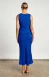 Royal Blue Front Tie Top and Skirt Set