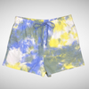 Blu Pepper Tie Dye Blue Yellow Sweat Shorts